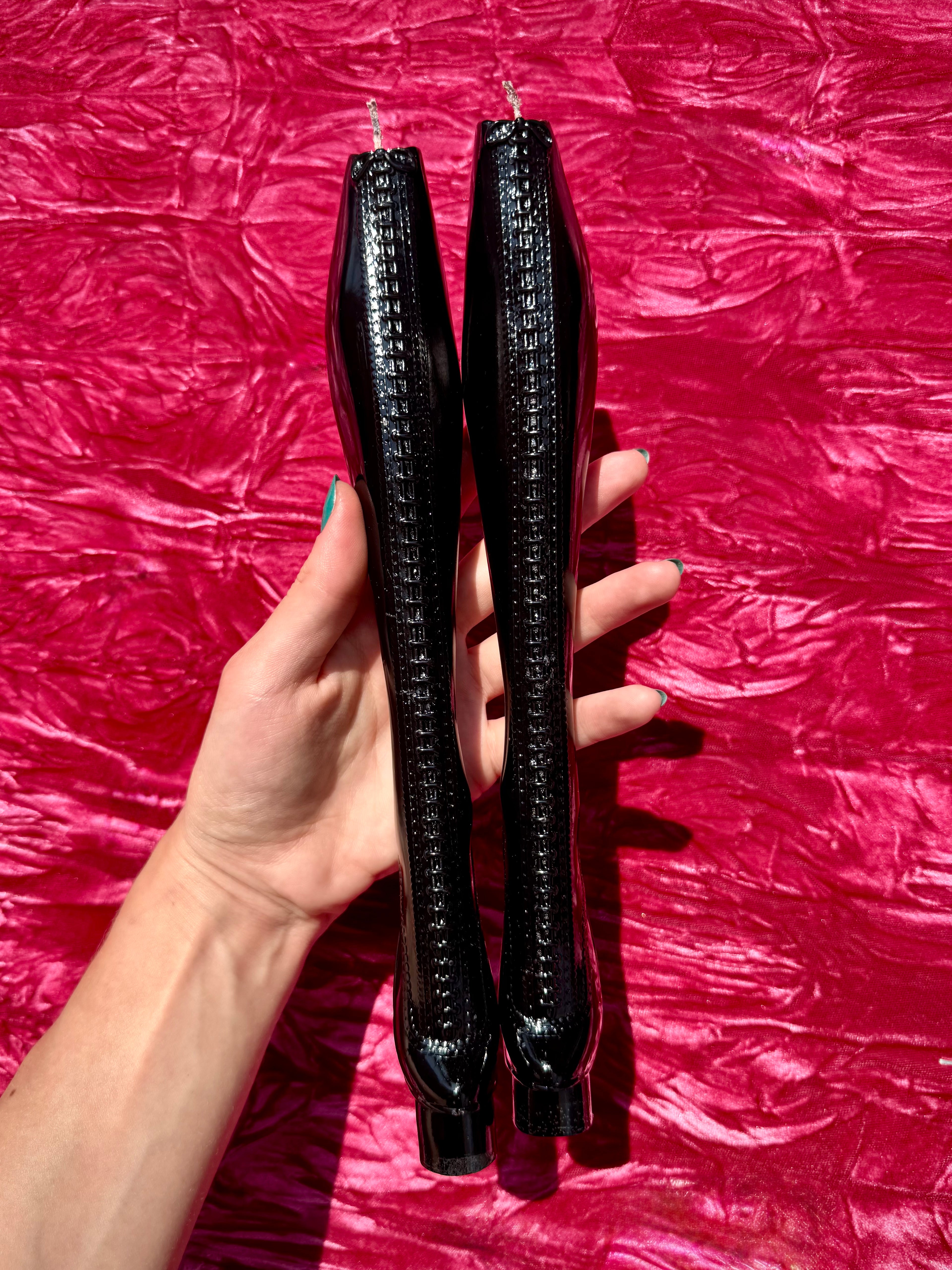 Fetish Boot Candle Set