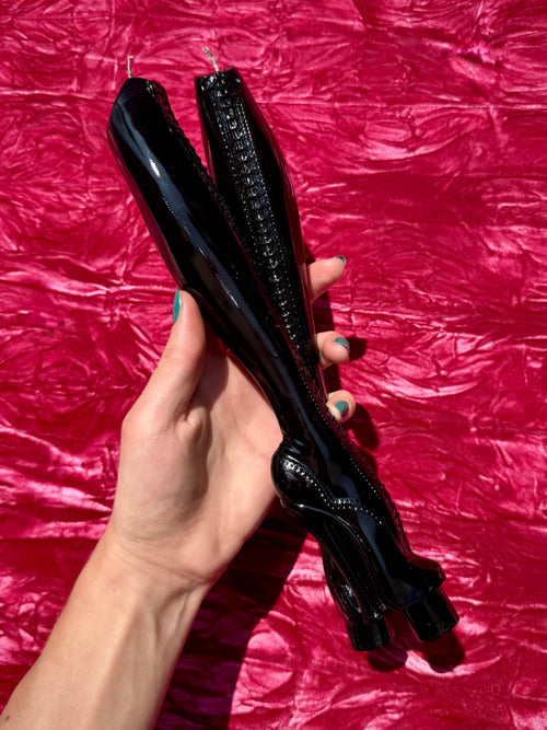 Fetish Boot Candle Set